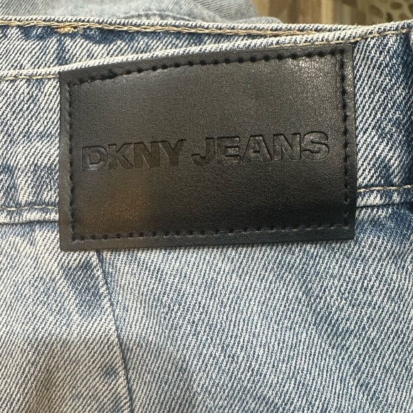 DKNY Jeans High Rise Barrell Leg Classic Blue Denim Pants 29 - Picture 5 of 8